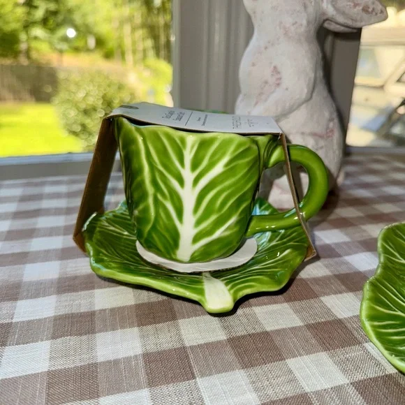 🔥 Viral Target Threshold Cabbage Teacup and Saucer Set - Picture 7 of 9